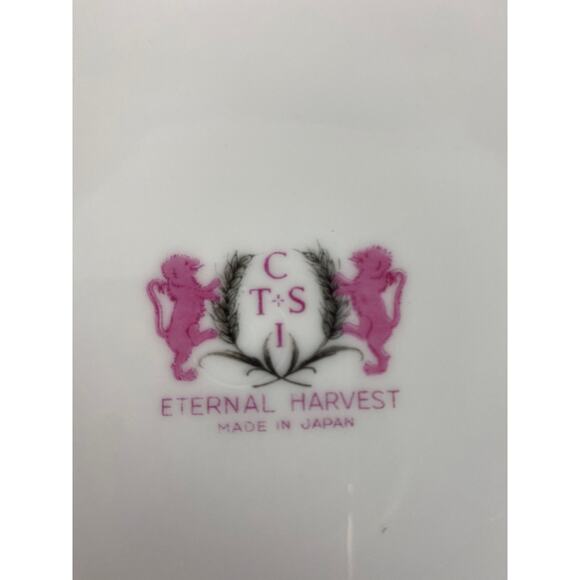 Vintage CTS Eternal Harvest Dinner Plate Gold & Silver 1960’s - Picture 3 of 5